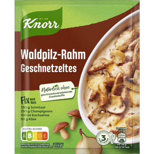 Knorr Fix für Waldpilz-Rahm Geschnetzeltes 40G 