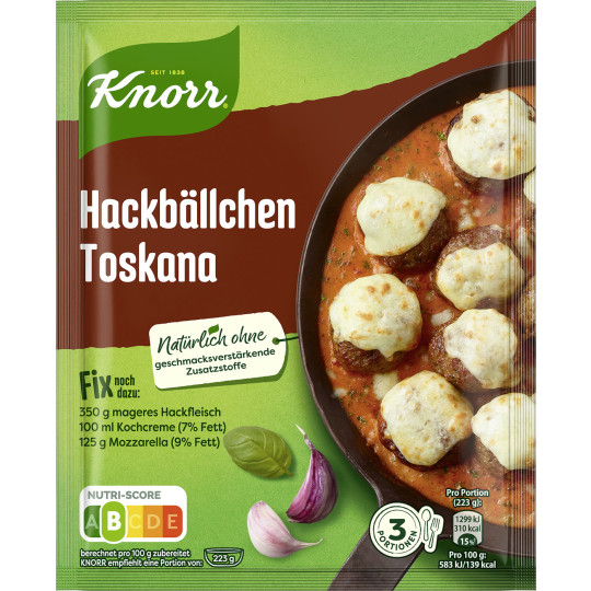 Knorr Fix Hackbällchen Toskana 39G 