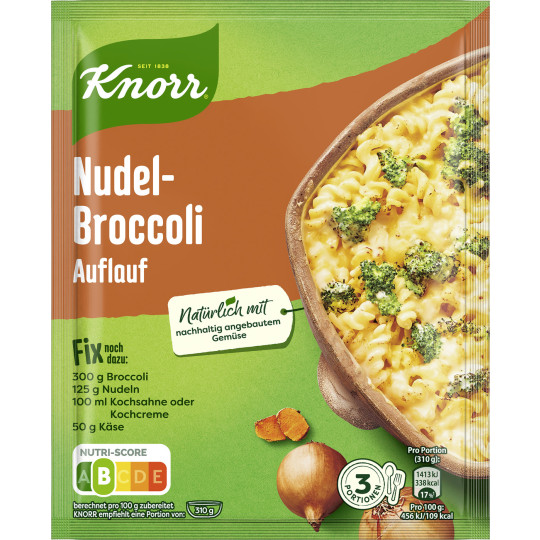 Knorr Fix Nudel-Broccoli Auflauf 46G 