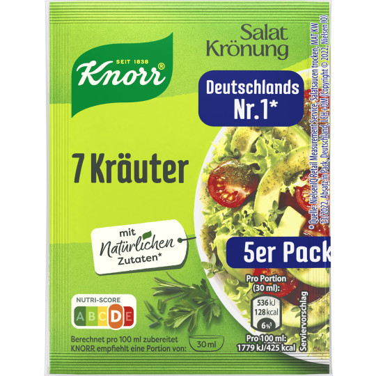 Knorr Salatkrönung 7-Kräuter 5ST 