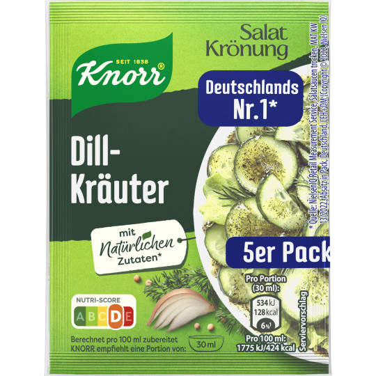 Knorr Salatkrönung Dill-Kräuter 5ST 