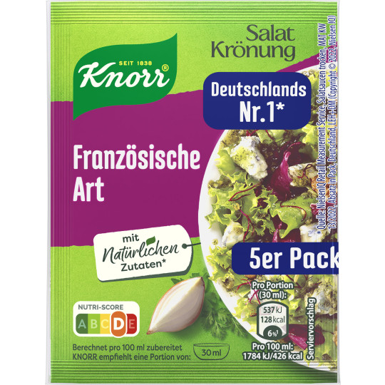 Knorr Salatkrönung Französische Art 5ST 