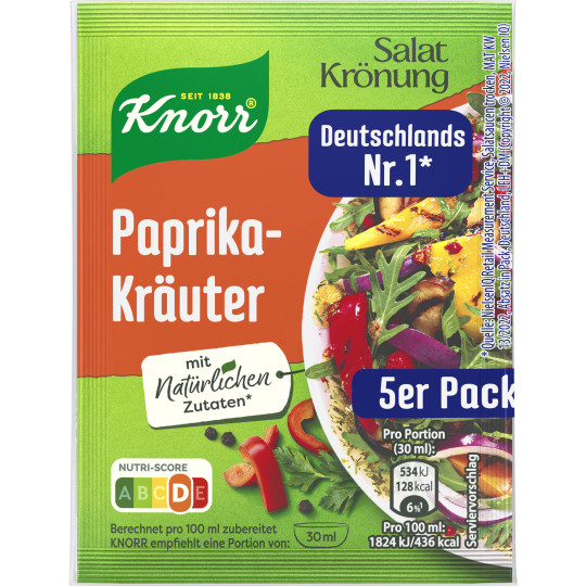 Knorr Salatkrönung Paprika-Kräuter 5ST 