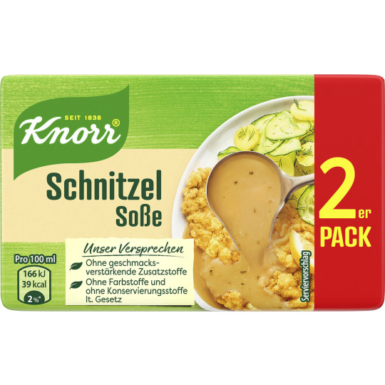 Knorr Schnitzel Soße ergibt 2x 250ML 50G 