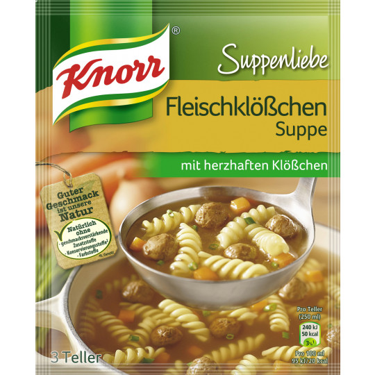 Knorr Suppenliebe Fleischklößchen Suppe 48G 