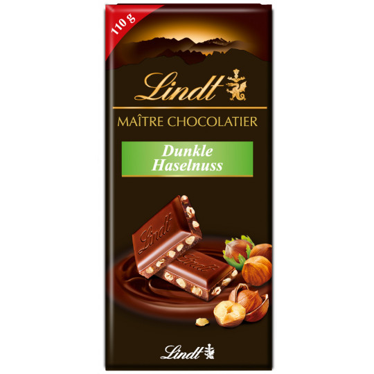 Lindt Dunkle Haselnuss 110G 