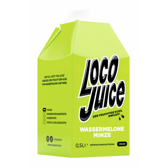 Loco Juice Wassermelone-Minze 0,5L 