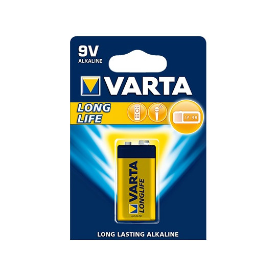 Varta Longlife 9V E-Block Batterie Type 4122 