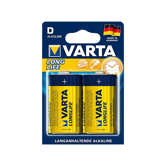 Varta Longlife 1,5 V Mono D LR20 Batterien Type 4120 2 Stück 