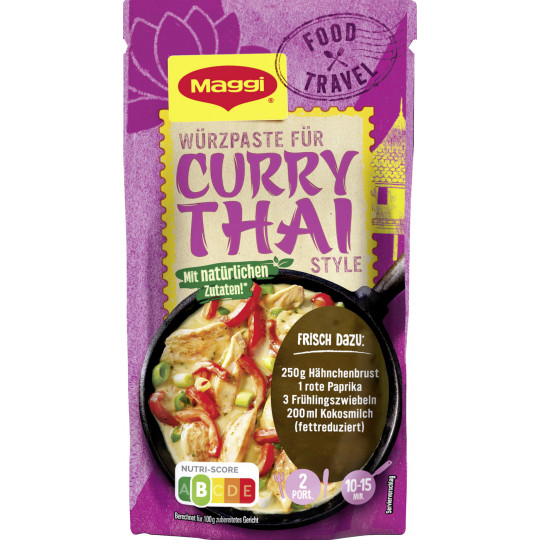 Maggi Food Travel Curry Thai Style 65G 