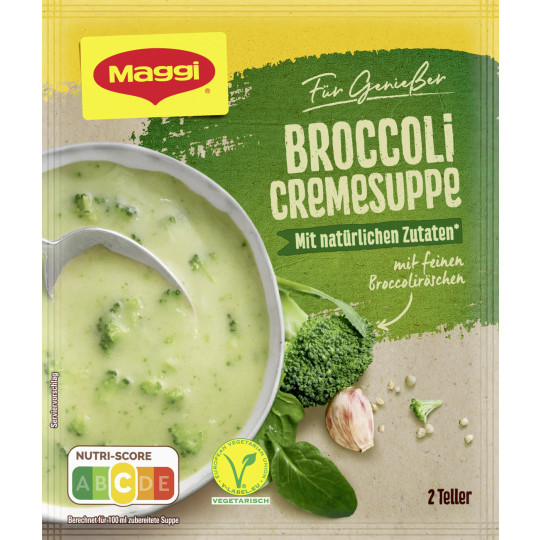 Maggi Für Genießer Broccoli Creme-Suppe ergibt 500ML 