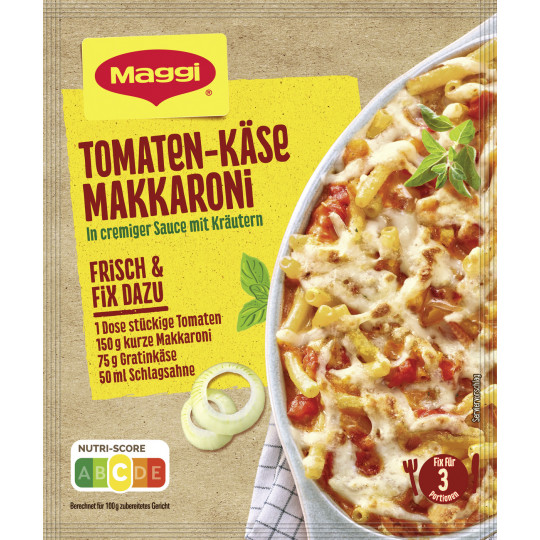 Maggi Tomaten-Käse Makkaroni 39G 