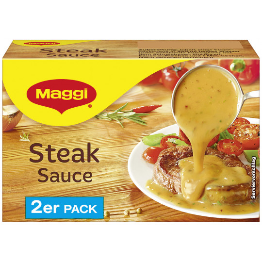 Maggi Steak-Sauce ergibt 2x 250 ml 