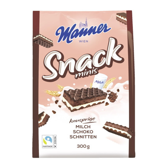 Manner Snack Minis Schoko 300g 