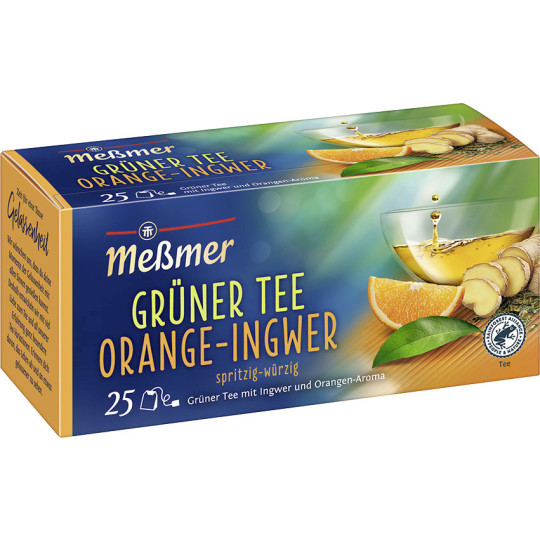 Meßmer Grüner Tee Orange Ingwer 25ST 43,8G 