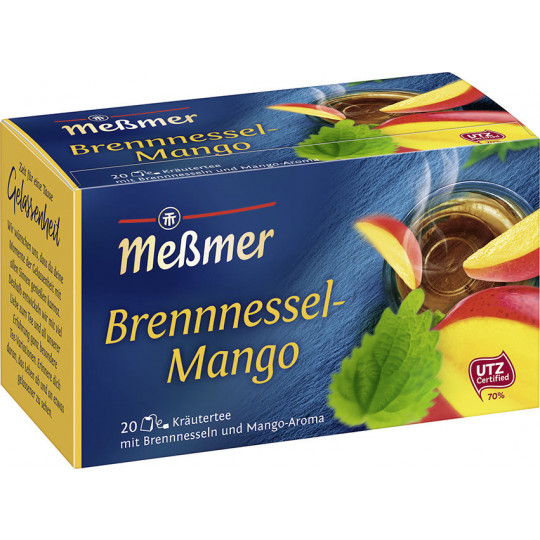 Meßmer Tee Brennessel-Mango 20ST 35G 