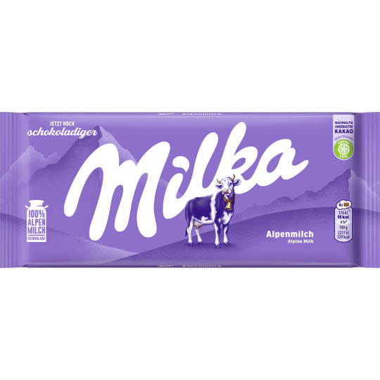 Milka Alpenmilch Schokolade 100G 