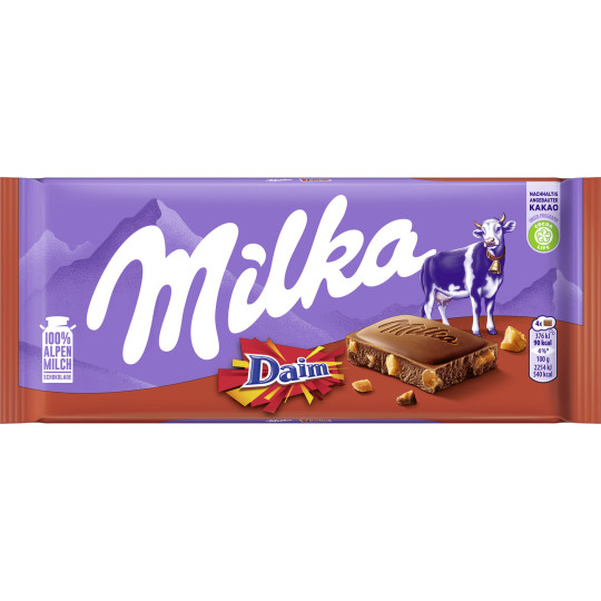Milka Daim Schokolade 100G 