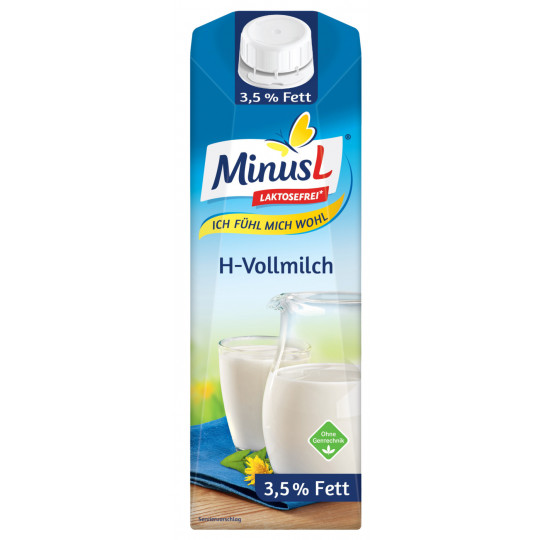 Minus L H-Milch 3,5% laktosefrei 1L 