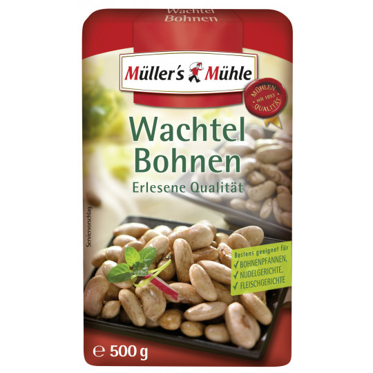 Müller's Mühle Wachtel Bohnen 500 g 