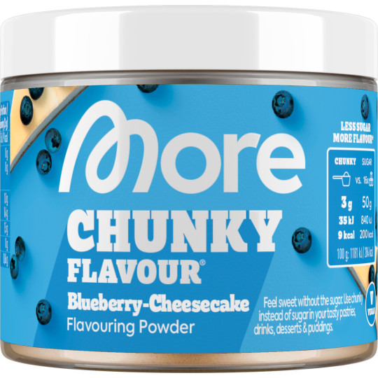 More Chunky Blueberry Cheesecake Flavouring Powder vegan 90G