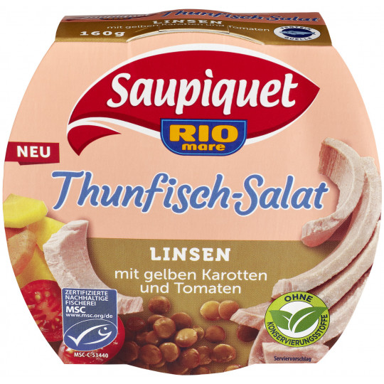 Saupiquet Thunfisch-Salat Linsen 160G 