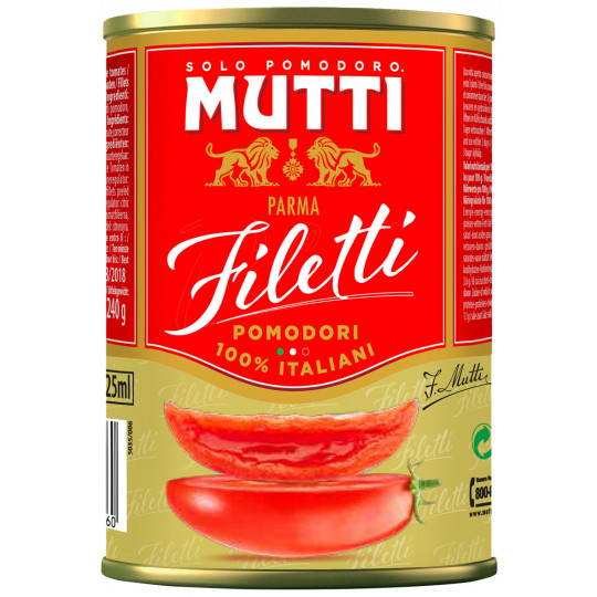 Mutti Filetti Pomodori Tomatenviertel 400G 