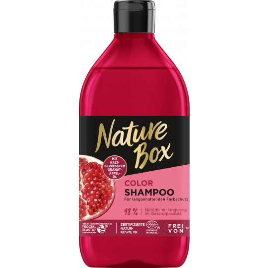 Nature Box Color Shampoo Granatapfelöl 385ML 