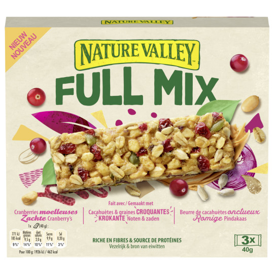 Nature Valley Full Mix Cranberries 120G 