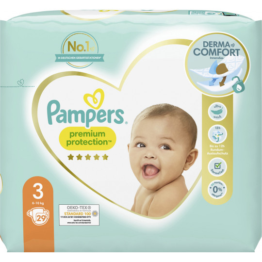 Pampers Premium Protection 3 6-10KG 29ST 