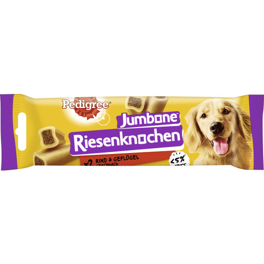 Pedigree Jumbone Riesenknochen Medium mit Rind und Geflügel Geschmack 180G