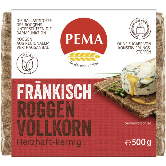 Pema Fränkisch Vollkorn 500G