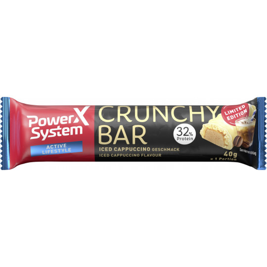 Power System Active Lifestyle Crunchy Bar Iced Cappuccino 40G 