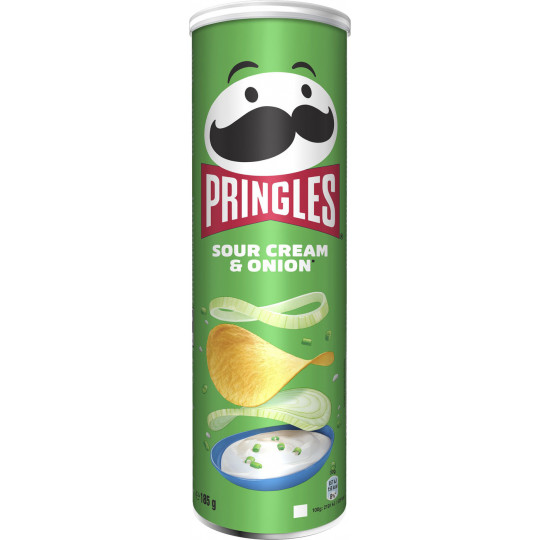 Pringles Sour Cream & Onion 185G 