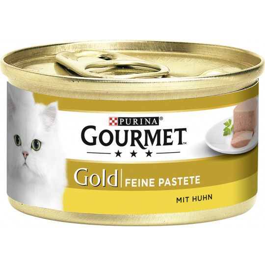 Purina Gourmet Gold Feine Pastete mit Huhn 85G 