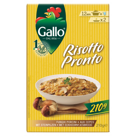 Gallo Risotto Pronto mit Steinpilzen 210 g 