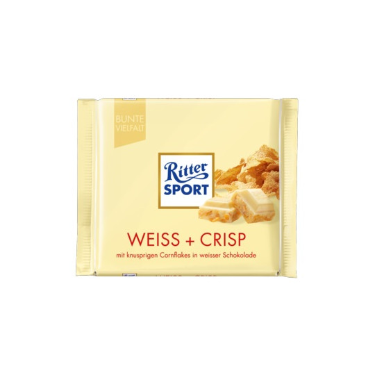 Ritter Sport Weiss und Crisp 100 g 