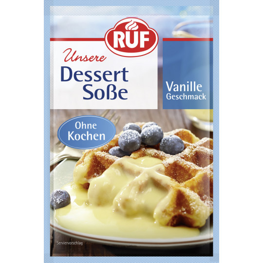 RUF Dessertsosse Vanille ohne Kochen f&#252;r 1,5l 72g 
