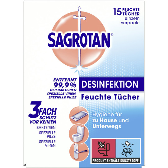 Sagrotan Desinfektions-Tücher 15ST