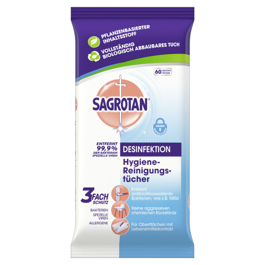 Sagrotan Hygiene-Reinigungsücher 60ST 