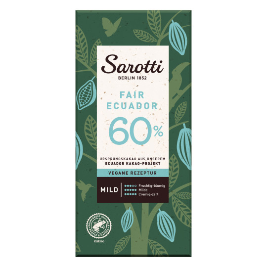 Sarotti Fair Ecuador 60% 100G 