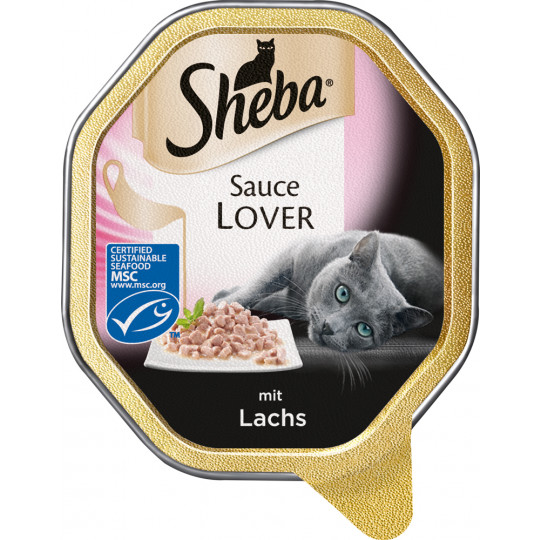 Sheba Sauce Lover mit Lachs 85G 