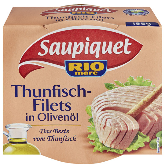 Saupiquet Thunfisch-Filets in Olivenöl 185g 