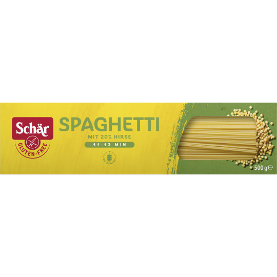 Schär Spaghetti mit 20% Hirse 500G 