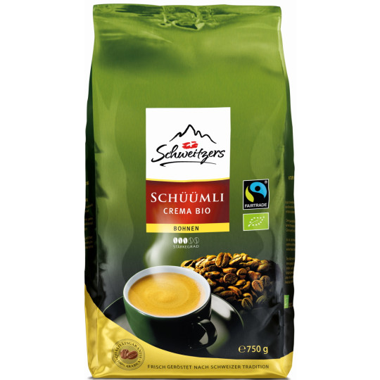 Schweitzers Bio Fairtrade Schüümli Crema 750g
