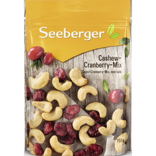 Seeberger Cashew-Cranberry-Mix 150G 