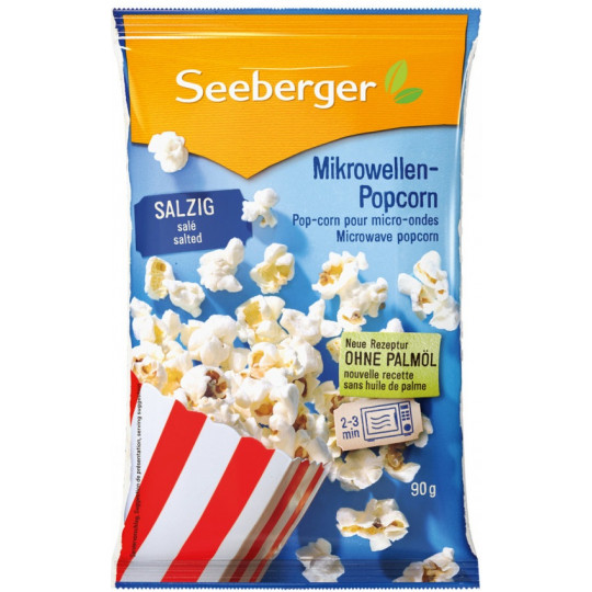 Seeberger Mikrowellen-Popcorn salzig 90G 