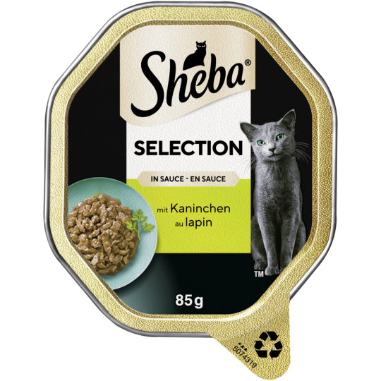 Sheba Selection mit Kaninchen in Sauce 85G 