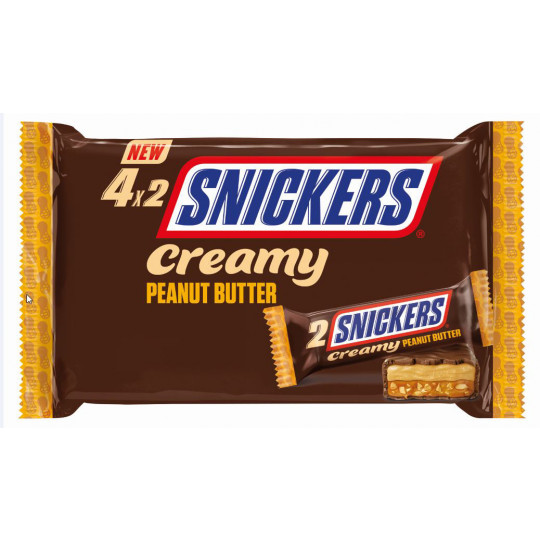 Snickers Creamy Peanut Butter Riegel 4ST 146G 