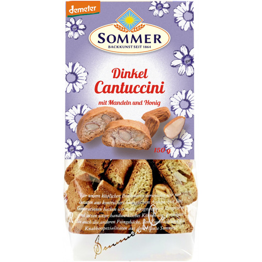 Sommer Demeter Dinkel Cantuccini 150G 